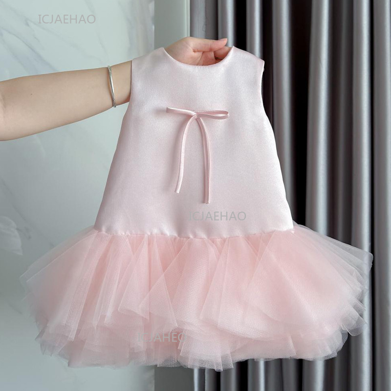 Baby Z Clothing - Party Dress Pink Baby Girls Vest