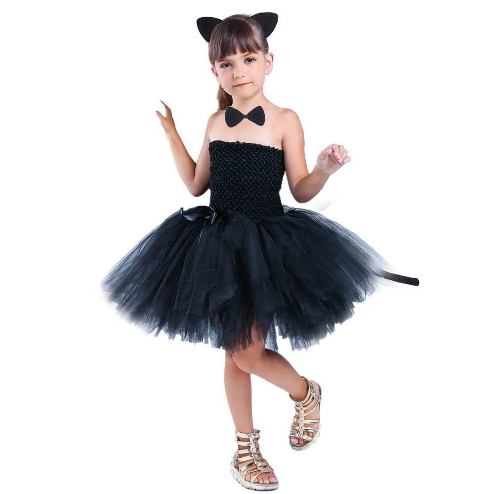 Baby Z Clothing - Cute Black Cat Tutu Dress Baby