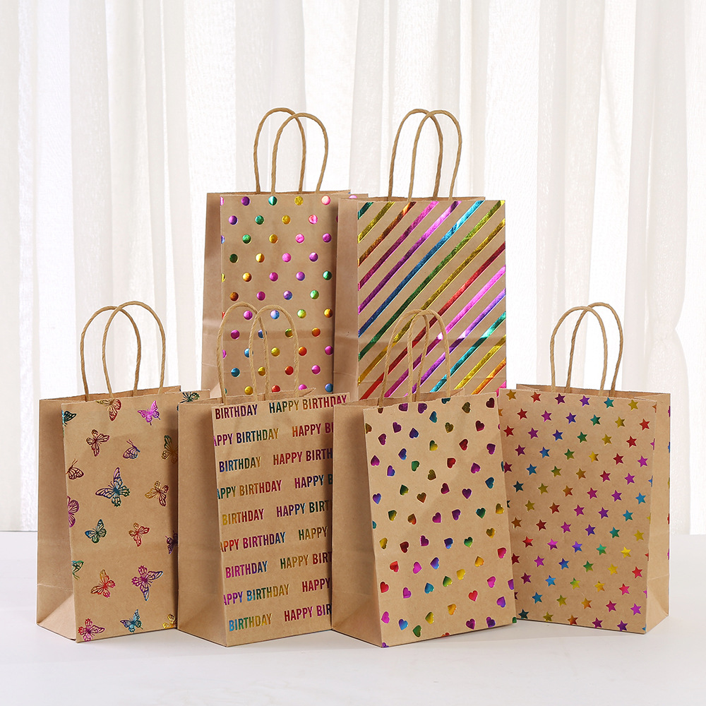 30pcs Stripe Kraft Paper Gift  - Baby Zebra Clothing 评论和价格