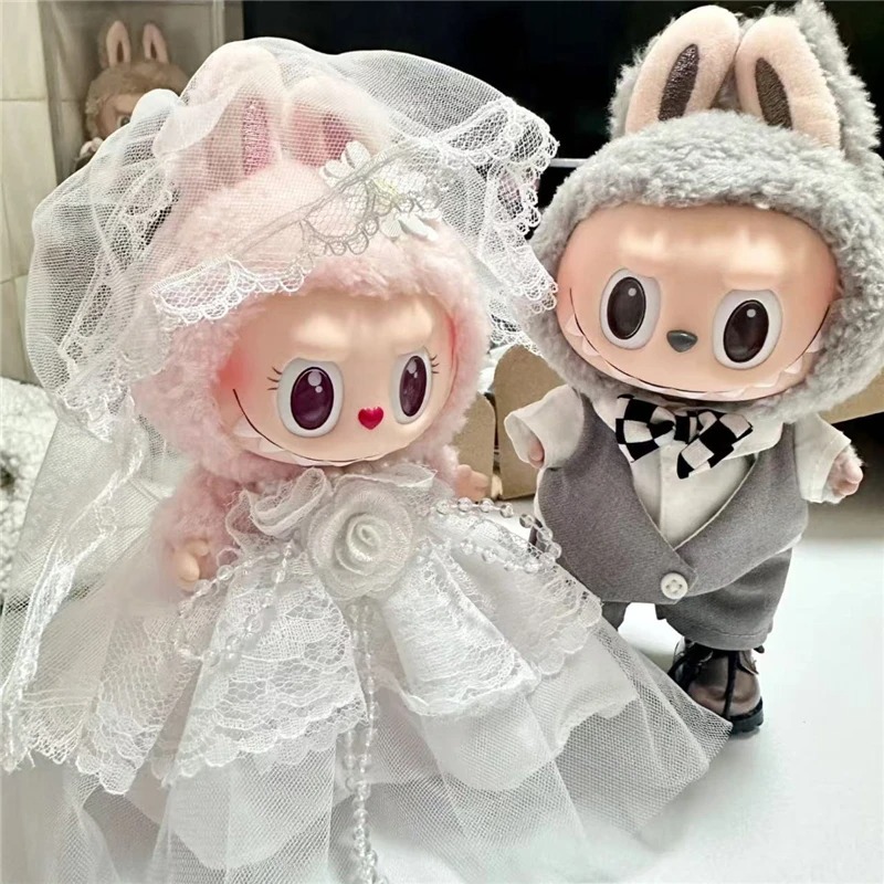 15 17cm For Labubu Doll Weddin - Baby Clothing 1 Year Old 评论和价格