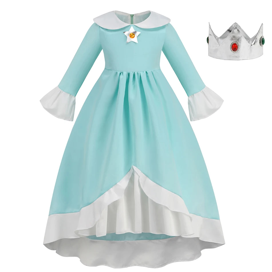 Peach Princess Dress Girl 2-10 - Baby Q Clothing 评论和价格