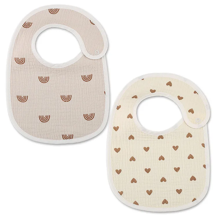 2pcs/set Waterproof Baby Bibs  - Baby Clothing Fabric 评论和价格