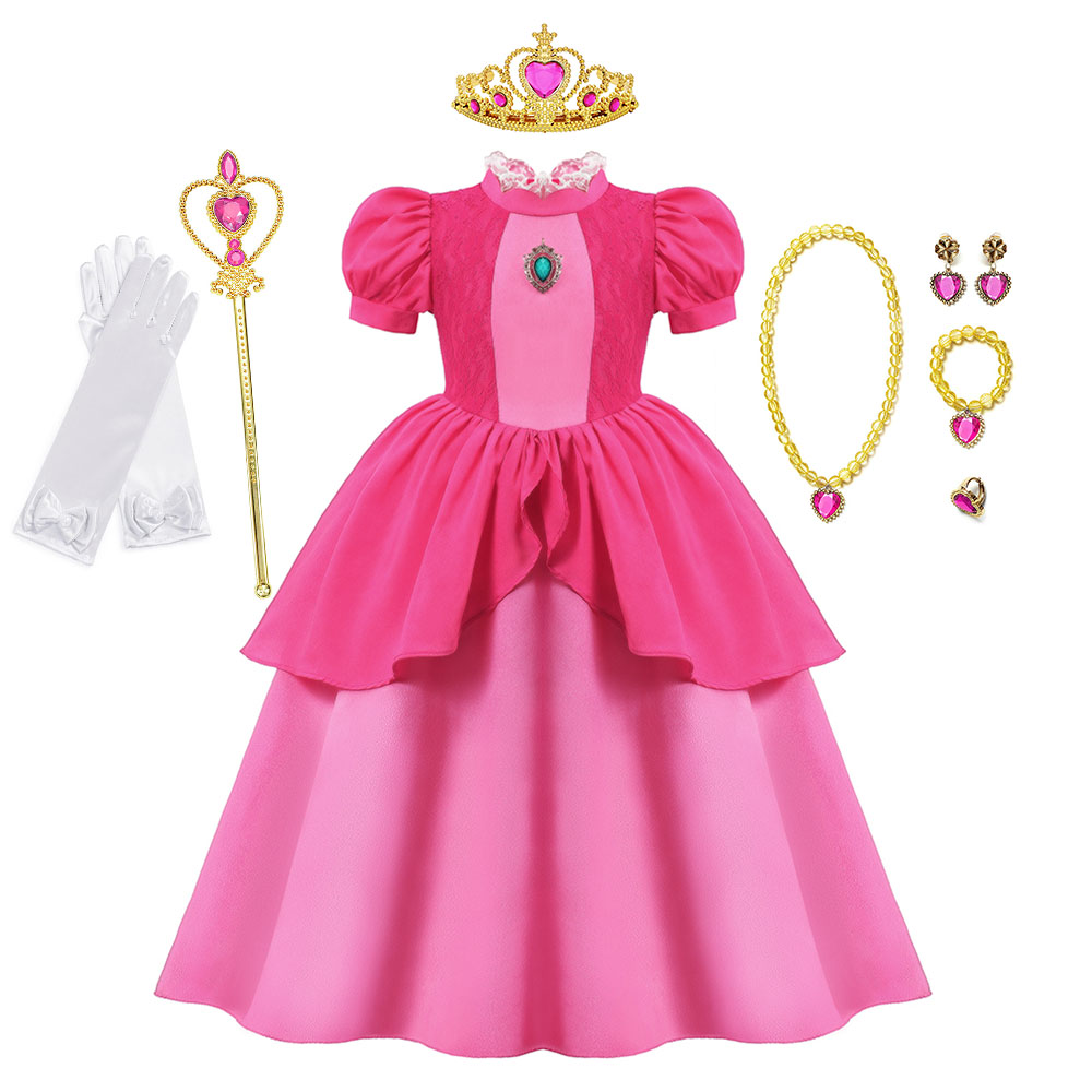 Peach Cosplay Dress Girl Movie - Baby Clothing Europe 评论和价格