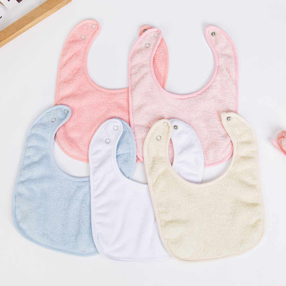 Solid Terry Towel Baby Bibs Sw - Baby Clothing Fabric 评论和价格