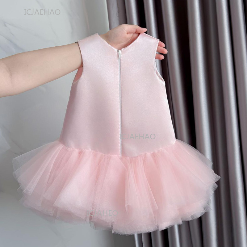Party Dress Pink Baby Girls Ve - Baby Z Clothing 评论和价格