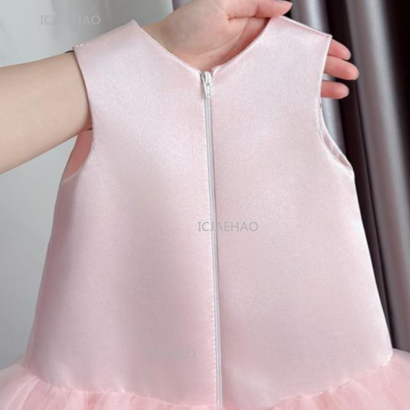 Party Dress Pink Baby Girls Ve - Baby Z Clothing 评论和价格