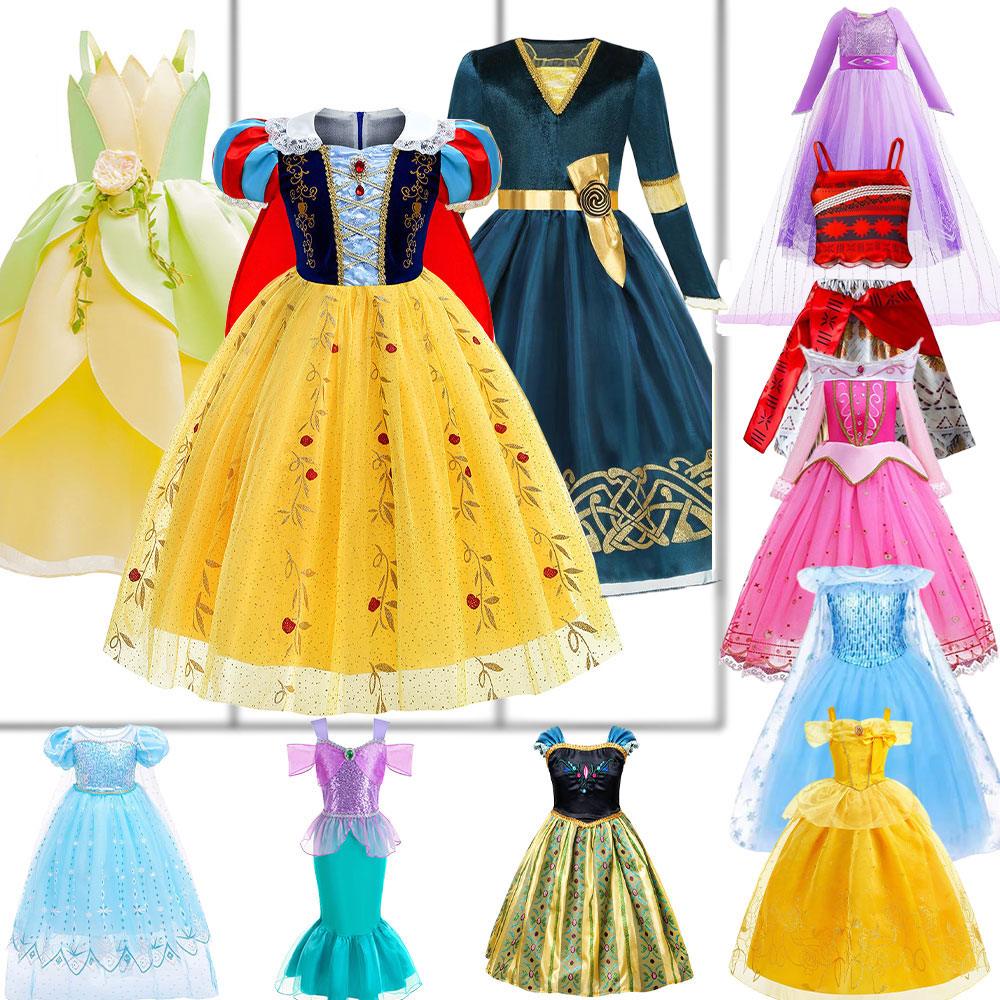 Kids Role Play Princess Dress  - Baby Q Clothing 评论和价格