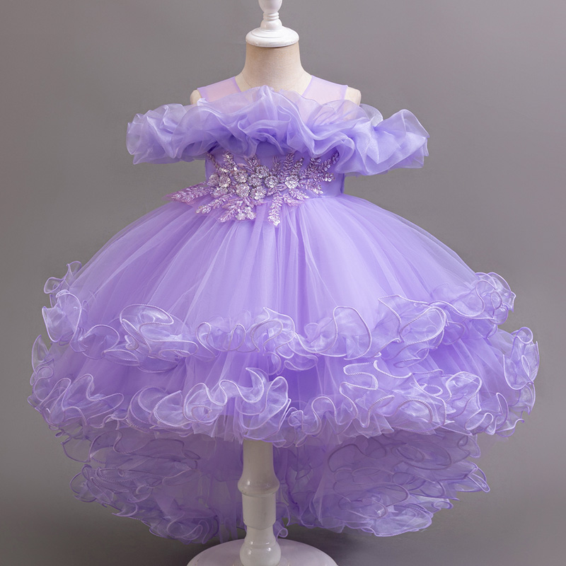 Girl Flower Princess Sequins B - Baby Z Clothing 评论和价格