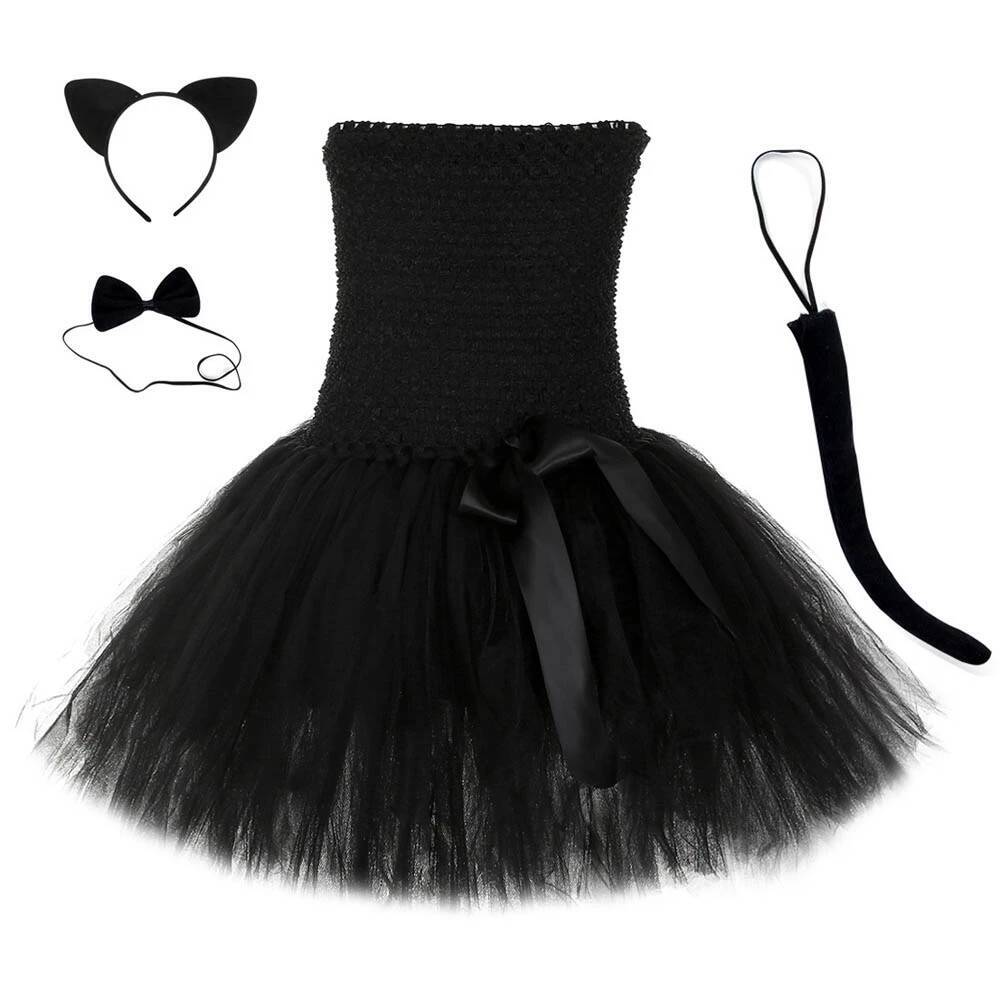 Cute Black Cat Tutu Dress Baby - Baby Z Clothing 评论和价格