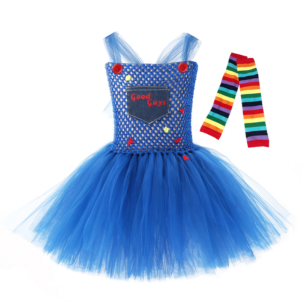 Girls Halloween Scary Doll Cos - Baby Clothing Europe 评论和价格