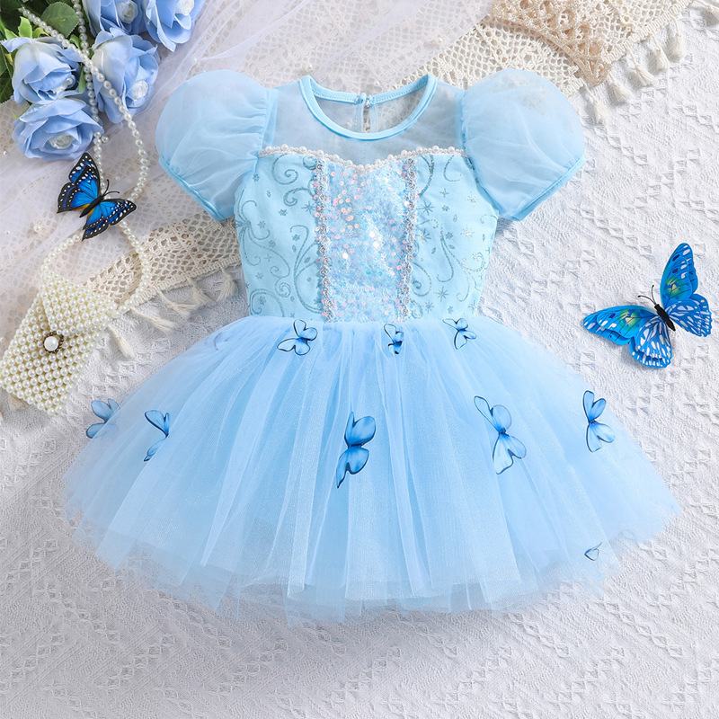 Cinderella Dancing Dress Girls - Baby Q Clothing 评论和价格