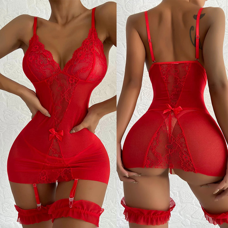 Ladies Lingerie Sleepwear Sexy - Baby Gown Nightwear 评论和价格